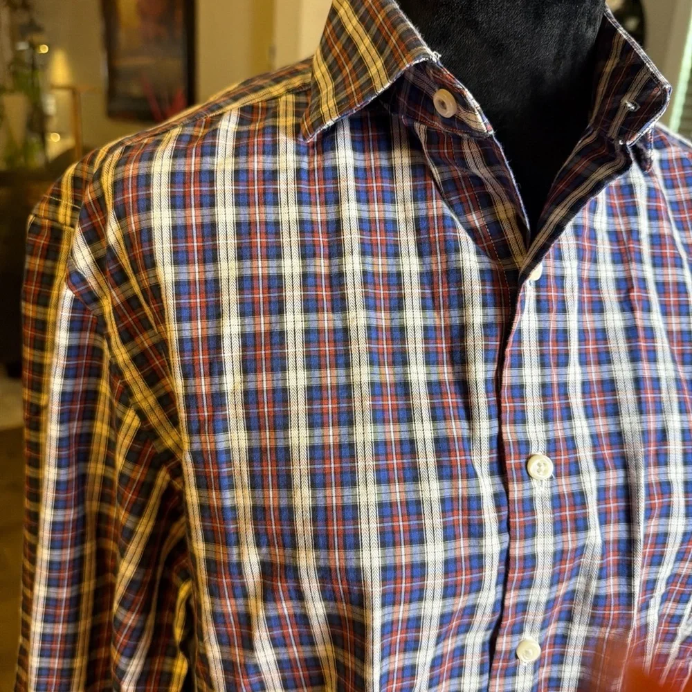 Ben Sherman Multicolor Plaid Button-Down Shirt